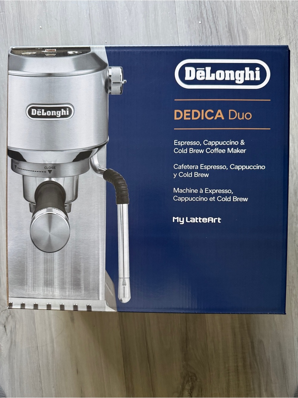 DeLonghi Dedica Duo Stainless Steel Espresso & Cappuccino Maker